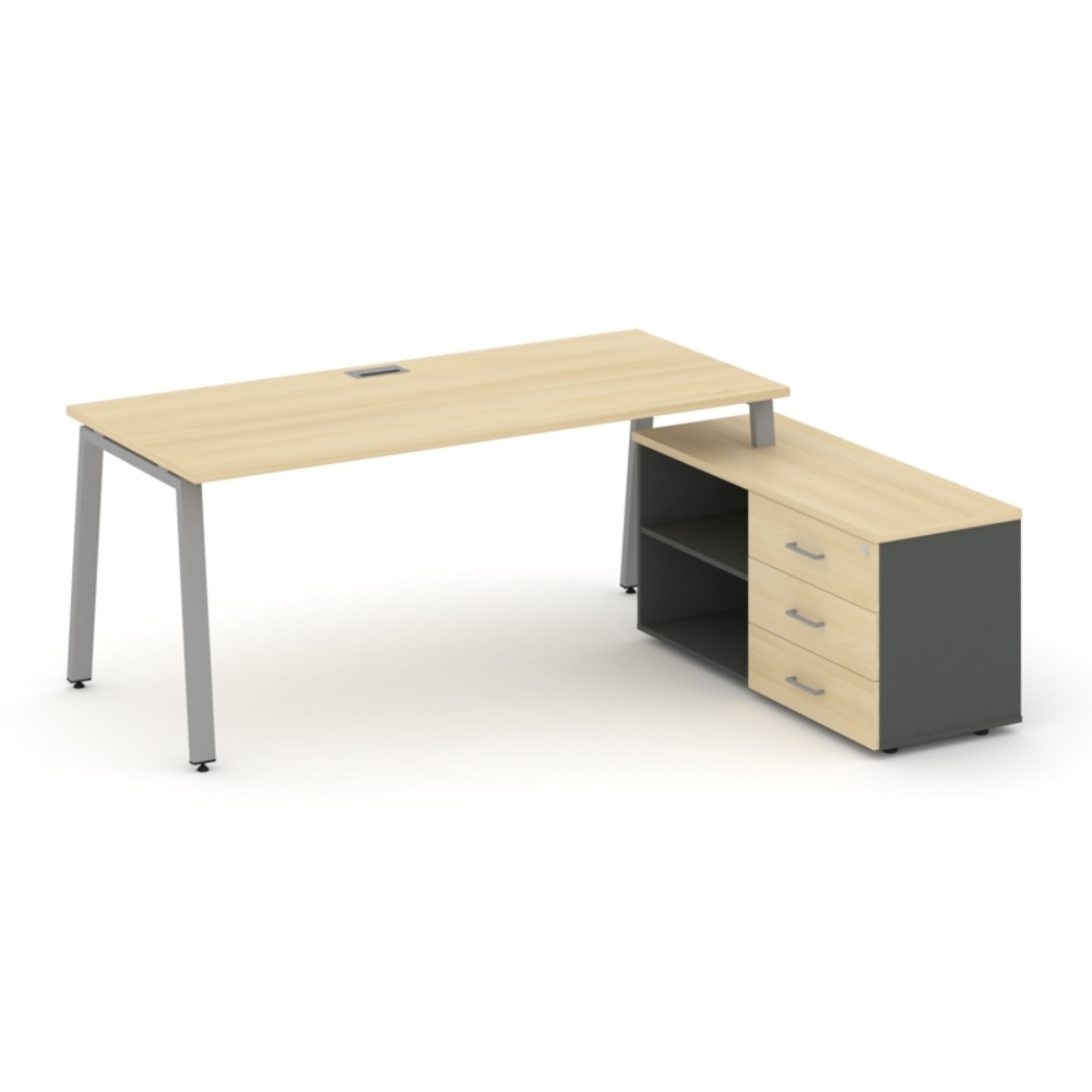 Style Project Direct Стол письменный с греденцией правой