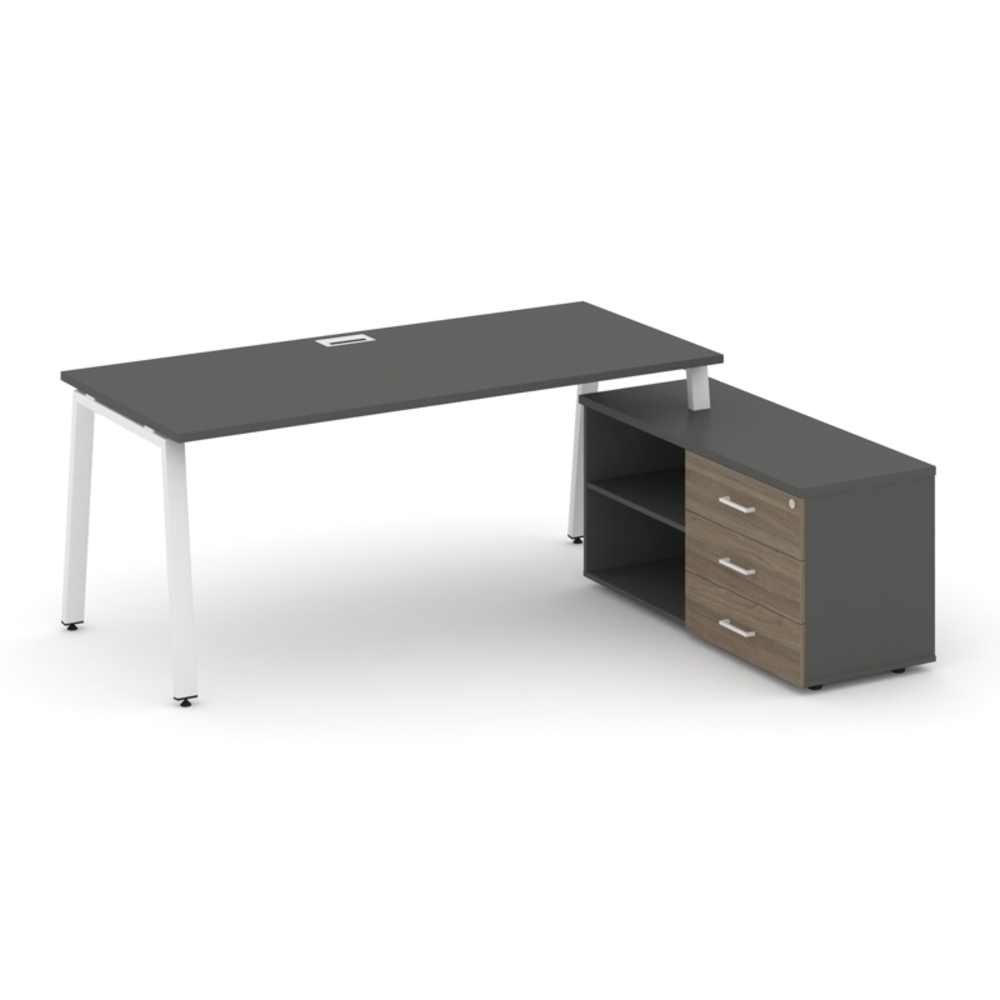 Style Project Direct Стол письменный с греденцией правой