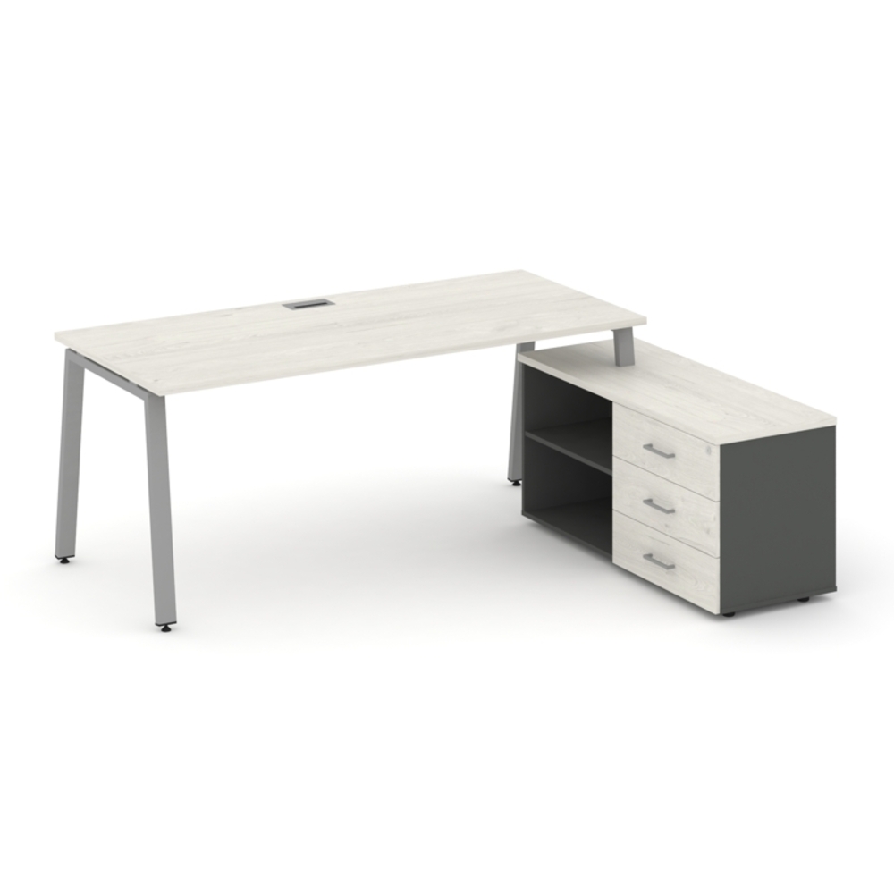 Style Project Direct Стол письменный с греденцией правой