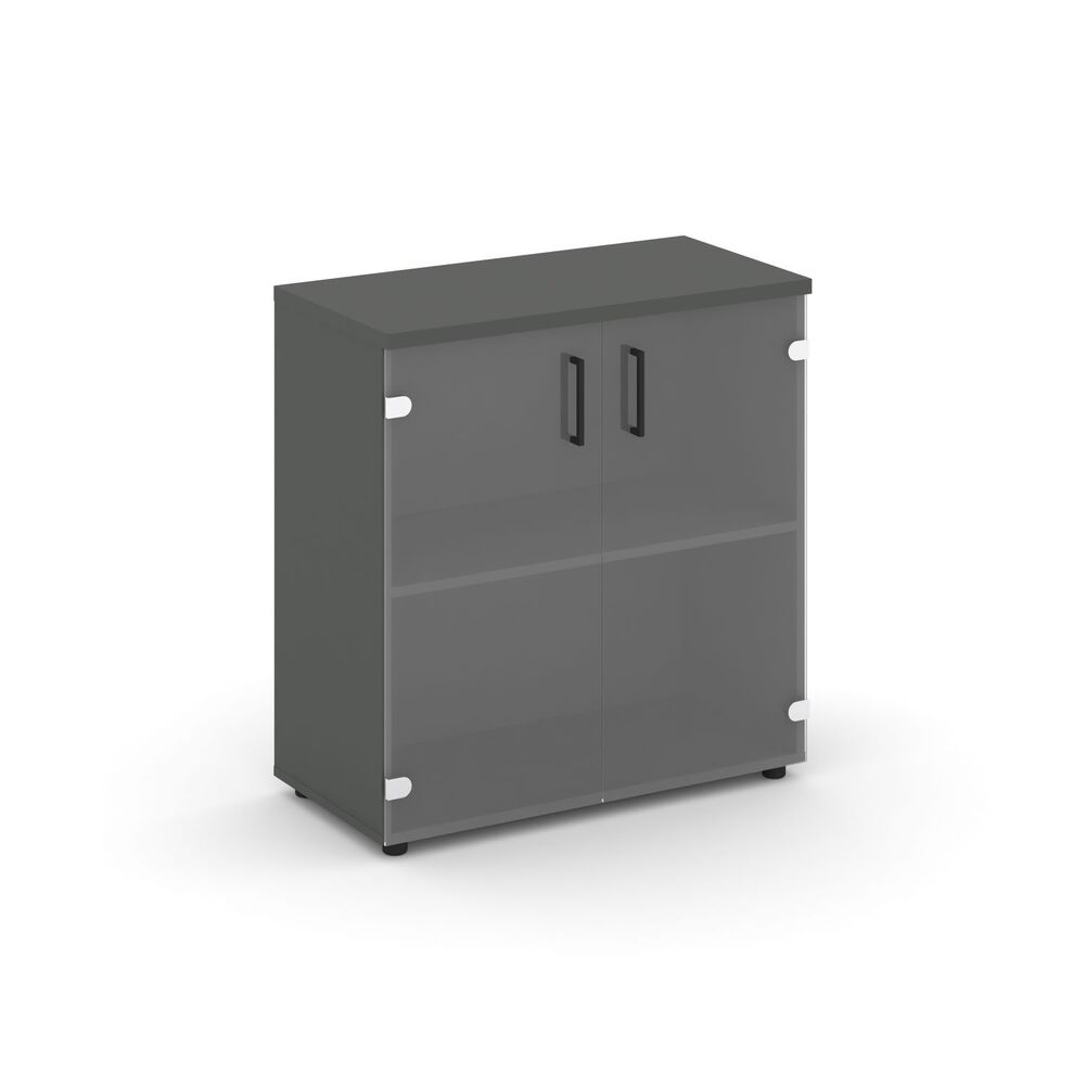 Шкаф низкий широкий (2 низких фасада стекло)