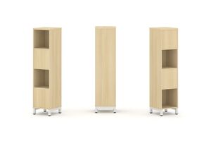 Набор стеллажа двухстороннего, 4 яруса