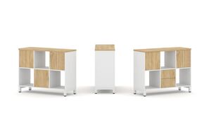 Набор стеллажа одностороннего, 2 яруса