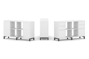 Набор стеллажа одностороннего, 2 яруса