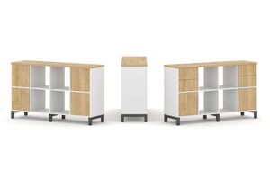 Набор стеллажа одностороннего, 2 яруса