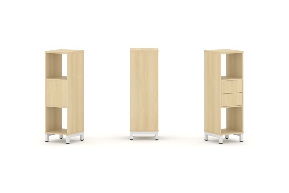 Набор стеллажа одностороннего, 3 яруса