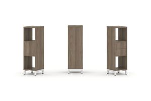 Набор стеллажа одностороннего, 3 яруса