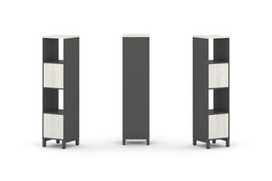 Набор стеллажа одностороннего, 4 яруса