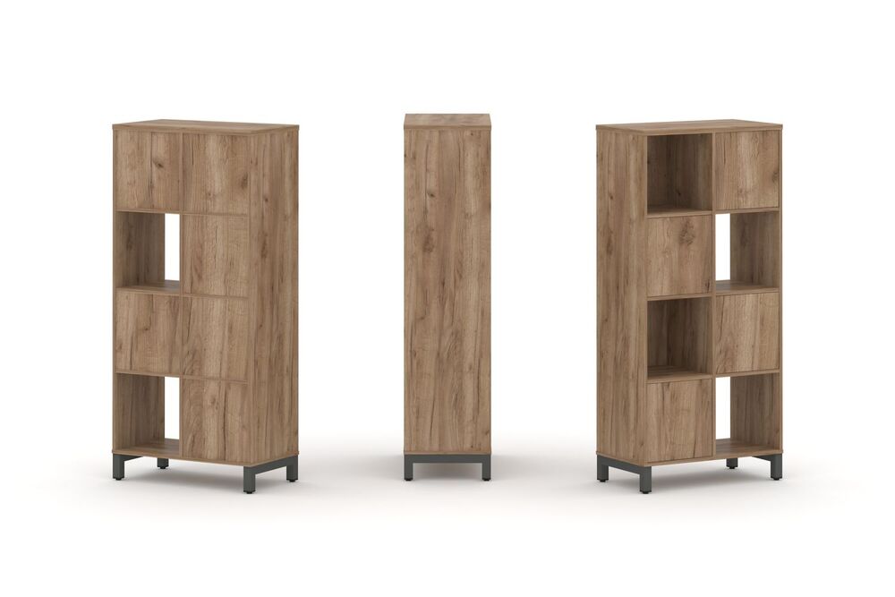 Набор стеллажа одностороннего, 4 яруса