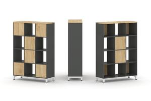 Набор стеллажа одностороннего, 4 яруса