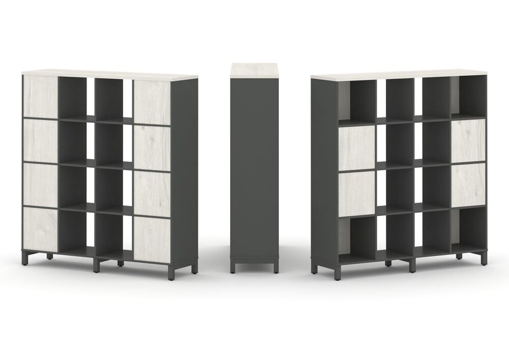 Набор стеллажа одностороннего, 4 яруса