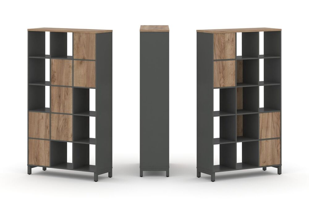 Набор стеллажа одностороннего, 5 ярусов