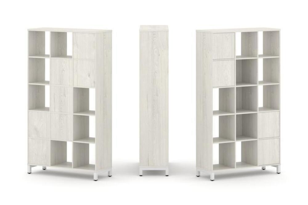 Набор стеллажа одностороннего, 5 ярусов