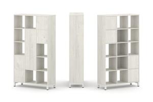 Набор стеллажа одностороннего, 5 ярусов