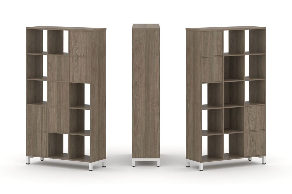 Набор стеллажа одностороннего, 5 ярусов