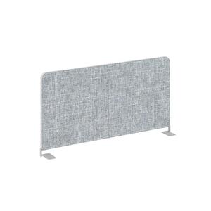Настольный экран боковой (тканевый с алюминиевым кантом двойной)