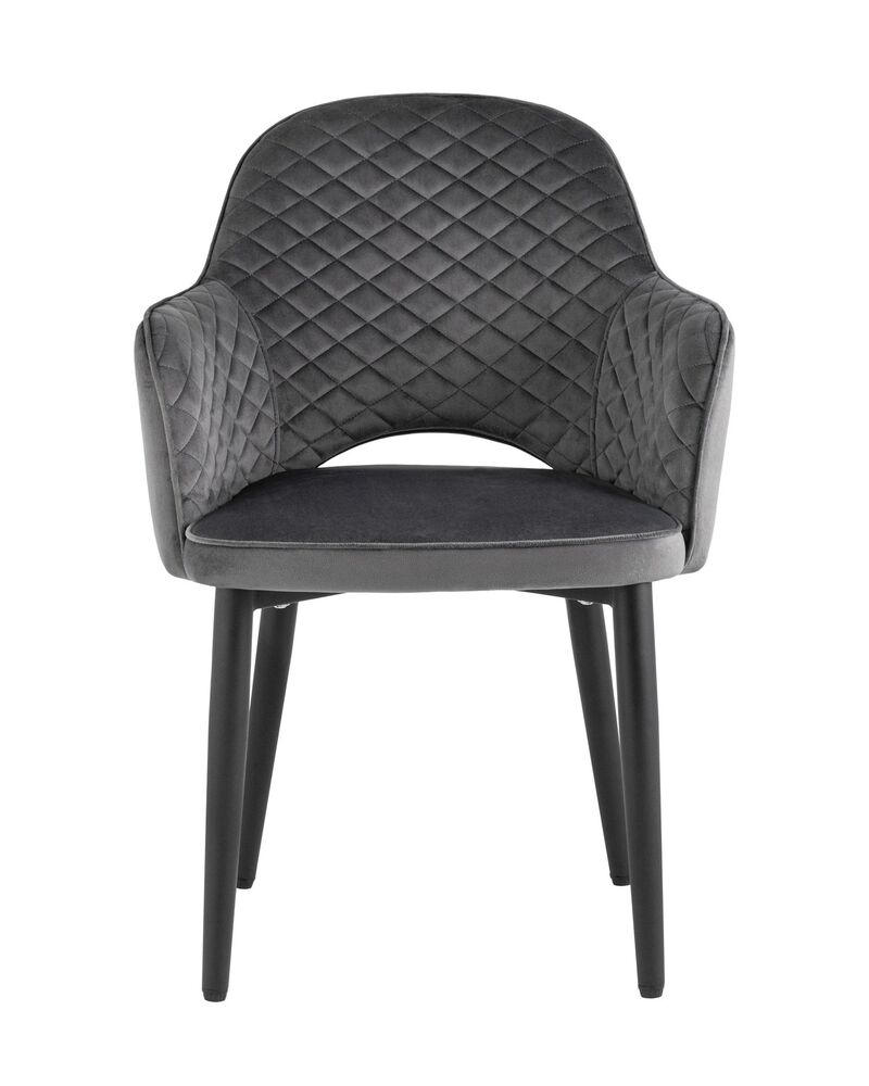 Стул Венера диамант велюр серый 2 шт