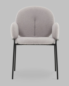 Стул с подлокотниками букле