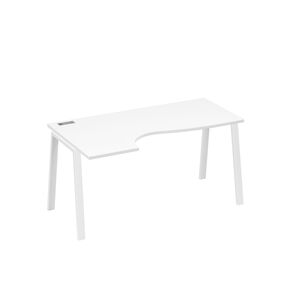 Стол эргономичный левый "Классика" на металлокаркасе TRE