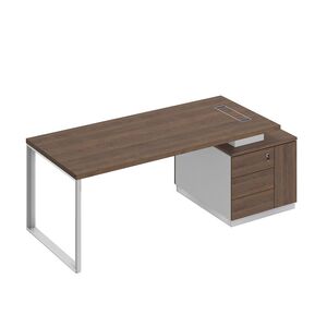 Стол руководителя на опорной тумбе (левый/правый)