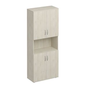 Шкаф для документов закрытый 4-дверный с нишей