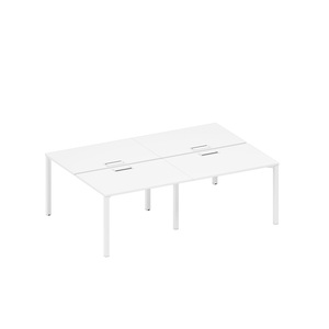 Рабочая станция на металлокаркасе, столешницы с заглушкой (4*120)