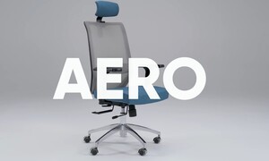Кресло для персонала Aero с подголовником видео.